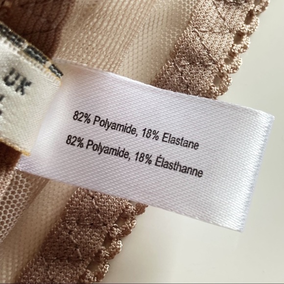 Change Nude Lace and Mesh Boy Short Hipster Panty Size Large - Picture 10 of 11